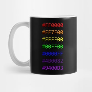 Rainbow Hex Code Mug